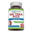 纯天然的红酵母大米 每餐1200Mg,240 Capsules Supplements QQ Non-GMO Gluten Free QQQ 在美国制作