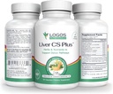 Logos营养-Livers CS Plus-60 强力肝脏解毒剂配方 Veggie Caps-Increasing Glutathione和降低氧化性应激反应.