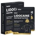 Sumifun 4% Lidocaine 补丁, 18 个耐膝、肩、肌肉、天然成份联合体、 Lidocaine FSA 扩展补丁或 HSA 合格