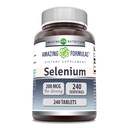 惊人的公式 硒 200 Mcg QQ 平板电脑 补充 QQ Non-GMO Gluten-free QQ 在美国制造 (1 Pack QQ 240 Count)