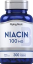 (原始内容存档于2018-09-21) (英语). Piping Rock Niacin Supplement for Women and Men | 100mg | 300 tablets | 300 incotinic Acid with Flashing | Vegetarian, Non-GMO, Gluten Free