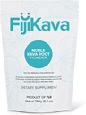 FijiKava Instant Kava Kava粉 250g – Premium Kava根粉含有高卡瓦肯酮含量 – 自然放松援助促进冷静,缓解压力,以及睡眠支持 – 轻松混合