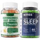 NEVISS 美拉图宁自由睡眠 Gummys + Ashwagandha Gummys 2000mg