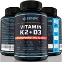 K2 D3 维生素补充5000 Iu -- -- 用于更健康的骨头、血液、心脏和更好的免疫力 -- -- 强化钙吸收生物丙烯 -- -- 100%天然和无过敏 -- -- 维生素D3 K2 Mk7 5000 Iu
