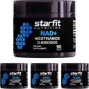 STARFIT - 尼科蒂纳米德D-里博赛德,尼科蒂纳米德里博赛德支持NAD+ Levels, Focus and Energy Supplement, 代谢主义支持尼科蒂纳米德·里博赛德 NAD Supplement, 360 Capsules