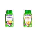 维他命Omega-3 Berry Lemonade Heart Health Gummys 120 Counter and Orange Flawared Vitamin C Gummys for Immune Support 150 Counters 150 Counters (英语) 维他命Omega-3 Berry Lemonade Heart Health Health Gummys 120 Countries 120 维他命C Gummys 维他命150 维他命C 维他命 维他命 维他命 维他命 维他命