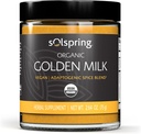 Mercola Solspring博士 有机金牛奶草药补充品, 2.64 Oz. (75克), Vegan Spice Blend with Turmeric & Ginger, Non GMO, Gluten Free, Soy Free, UDA Official