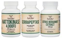 Nattokinase 补充(120 Capsules)、Serrapeptase(120 Capsules)、Citrus Bergamot(60 Capsules)