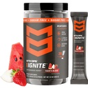 MTN OPS Ignite Trail Packs 能量饮料粉,Gluten 自由 Nootropic 补充饮料混合物, L Arginine, L Citrulline, Cafeine 和 Notropic 自由糖饮料混合物, 20种服务品, 虎血