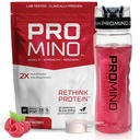 Promino 基本氨基酸肌肉饮料 — 2X 比Whey更有效 — NSF 体育认证 — 无糖回收燃料 — Raspberry, 30种服务