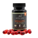 Krill Oil for Dogs - 生命力由Alpha Dog营养来决定 – 降低狗过敏性,偏头痛,和 Shedding - 促进健康的皮肤和大衣