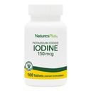 Natures Plus 碘化钾 - 150 mcg, 100 Vegan 片 - 甲状腺辅助剂 - 支持呼吸卫生 - 蔬菜, Gluten Free - 100 services