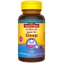 Nature Made Wellblends Back to Sleep, 下多斯·梅拉托宁 1 mg, L Theanine 100 mg and GABA 100 mg, Sleep Supplement Suppless, 40 Fast Discolution 片