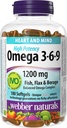 Webber 自然界 高潜力 Omega 3-6-9, 180-Count