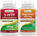 最佳天然物质5-HTP(5-羟基tryptophan) 100毫克和镁
