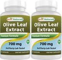 最佳自然品2 Pack 橄榄叶提取700mg 90 Capsules(共计180 Capsules)
