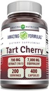 神奇的方程式 Tart Cherry 提取器 700 Mg 提取器 (10:1) Per service Capsules 补编 + 等于 7000 Mg → Non-GMO → Gluten Free → 在美国制造(400 Counter, 1 Pack)