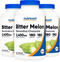 营养成本 Bitter Melon 600mg, 180 Capsules(3瓶)