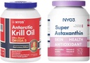 Krill Omega 3 1000mg 软胶和 Astraxanthin 12mg 抗氧化剂