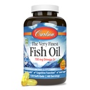Carlson - The Very Fish Oil,700 mg Omega-3s,挪威鱼油增刊,Wild Caught Omega 3 Fish Oil,可持续来源的鱼油盖,Omega 3增刊,橙色,120软胶
