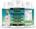 南瓜种子油和头发生长补充剂,配有Saw Palmetto 妇女、DHT 男子屏蔽剂、PCOS 前列腺保健、Pygeum、Lycopene、男子保健