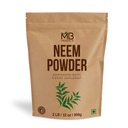MB 纯 Neem 粉末 2 lb → 32 oz → 908 格拉姆 100%纯野生 Neem Leaf 粉末 → 甚苦 Neem 补充皮发和脱毒 → Azadirachta Indica