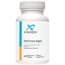 来自藻类的XYMOGEN DHA - DHA Omega-3 补编 - 支持大脑,眼睛,心脏+免疫健康(60软胶)