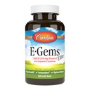 Carlson - E-Gems Elite, 1000 IU(670 mg) 维生素E 配托科弗罗醇和托科特里安醇,最佳井,60软胶