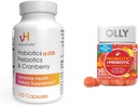 VH 配有预生素和Cranberry女性保健包的亲生素 配有OLLY 亲生素 + Prebiotic Gummy 消化剂和Gut 健康