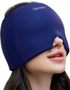 Migraine Relief Cap, Headache Relief Cap Mask 产品,冷却无色胶冰头包 紧张,压力,Hangover & Puffy Eyes