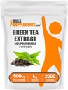 Bulk Assupports.comgreen 茶叶萃取粉剂 - 50% 多酚补充剂,EGCG 补充剂 - Gluten Free, 每服500毫克, 1kg(2.2磅)(包1)