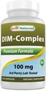 Best Naturals DIM 补编 100 mg 120 Capsules, 雌激素代谢和平衡DIM, 更年期, 体型建筑, PCOS 和激素Acne