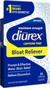 Diurex Cafeine-Free Bloat 救济,最大力量,Relieve Water Bloat 不适,最多6小时救济,24个伯爵