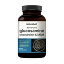 NatureBell Advance Glucosamine Chondroitin MSM 补编,240 Capsules → 10in-1 联合支持综合体 — 与Hyaluronic Acid, Collagen, Turmeric, Boswellia, & More — 非GMO