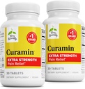 Terry自然Curamin Extrastruction - Curcumin & Boswellia 健康循环支持 - 支持关节、肌肉健康和内啡碱生产的图尔克补充剂 - 30 片(包2)