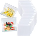 36 Packs Pill Puch Bags BPA Free Pill Bags 12mils 3 x 2.75 Inch 透明小Zip 可重复使用的药物 Bags 密封 Zipper Pill 邮袋用于旅行药品组织者,珠宝,小工艺品