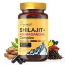 喜马拉雅省Shilajit-与Ashwagandha、Mace、Gokshura、Cinnamon & Piperine & 能源、生命力和85+的复合体 追踪矿物、男子Shilajit、妇女Shilajit、普通剂量 -- -- 150卡普勒