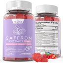 红花增殖100mg - 100%纯沙发提取法,配有甘化镁、L-西尼、Turmeric、Ashwagandha、Honey & Vitamin B Complex for Mood & Power、抗氧化剂、生命力 -- 120