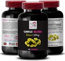 草药提取效益 - GINKGO BILOBA EXTRACT - Ginkgo biloba剂量,Ginkgo biloba用途,草药抗氧化剂性质,抗氧化剂富含补充剂,Ginkgo biloba 叶片1瓶 60 Capsules
