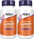 NOW 补充剂,Lutein 20 mg 配20 mg 自由Lutein 来自Lutein Esters, 90 Veg Capsules (Pack of 2)