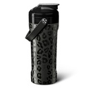 BrüMate MultiShaker Blender 摇摆瓶 100%防渗漏 无色钢 + 预工前和蛋白质摇摆瓶 26oz (Onyx豹)