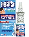 压鼻喷射 - 所有天然防腐-无梗喷射 - 快速救援鼻喷射 - 用于Sinus Alergies Contracted Blocked Ears Loud Snoring - 130喷射,18毫升