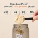 Nuzest - Pea蛋白粉 - 清洁精液蛋白, Premium Vegan 植物基蛋白粉, 奶制品自由, Gluten Free, GMO Free, 蛋白质摇摆, 富巧克力, 100种服务, 5.5磅