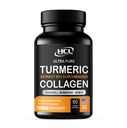 Turmeric Curcumin 95% 提取 & Collagen Capsules - NEM 推广膝盖舒适和弹性 - Eggshell Membrane w 自然发生 Glucosamine Chondroitin Hyaluronic酸在美国制造