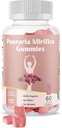 Pueraria Mirifica Gummy 有机补充 -- -- 纯根 10:1 集中抽取 60 Veggie Gummys, Premium -- -- 用于跨性别。 女人,男人们...