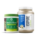 神奇草绿色超食粉盒:原型,30种 + 异味 香草 Vegan 蛋白粉盒,植物基,有机 Pea 蛋白质,乳品免费,20种(包装 May Vary)