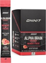 ONNIT Alpha Brain Instant - Ruby Grapefect Flavor - 诺特派大脑助推器记忆补充 - 大脑支持焦点,能量和清晰度 - Alpha GPC Choline, Cats Claw, L-Theanine, Bacopa - 30ct