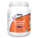 Now Foods Supplements, Sunflower Lecithin 配有天然产生的磷酸酯胆碱和其他磷酸酯,粉末,1-Pund