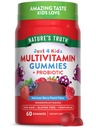 Nature's Truth Kids Multivitamin Gummys with Probiotics ####60 Count Berry Punch Flavor ###蔬菜,Non-GMO和Gluten免费补充