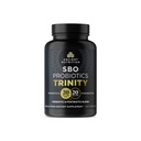 SBO Probiotic Trinity Daily Care, 消化卫生的Probiotics, 40亿混合的预生, Probiotics, 后生, 和Parabiotics 减少偶然的布洛廷, 60 Counter